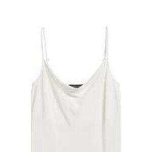 Banana Republic White 100%  Silk Bliss Camisole Size S